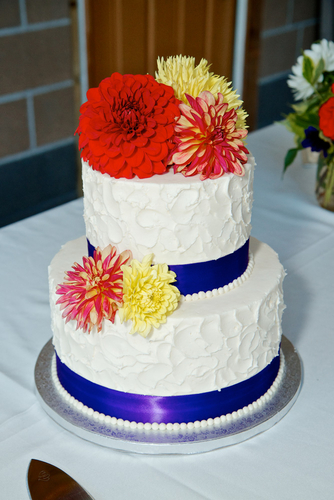 Eleanor and Joel Cake September 2012 | Dahlia Wedding Cakes Arrangements
