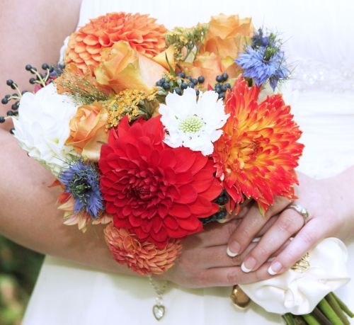 Ashley Bride Bouquet 2013 | Dahlia Wedding Bride Bouquets