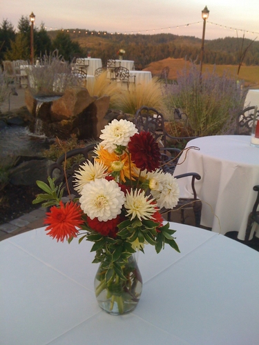 Table Centerpiece 2009 | Dahlia Wedding Cakes Arrangements